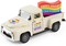 Rustic Rainbow Truck Decor – “Love Is Love” LGBTQ Pride Tiered Tray & Tabletop Centerpiece, Farmhouse Rainbow Home & Kitchen Decoration for Pride Month